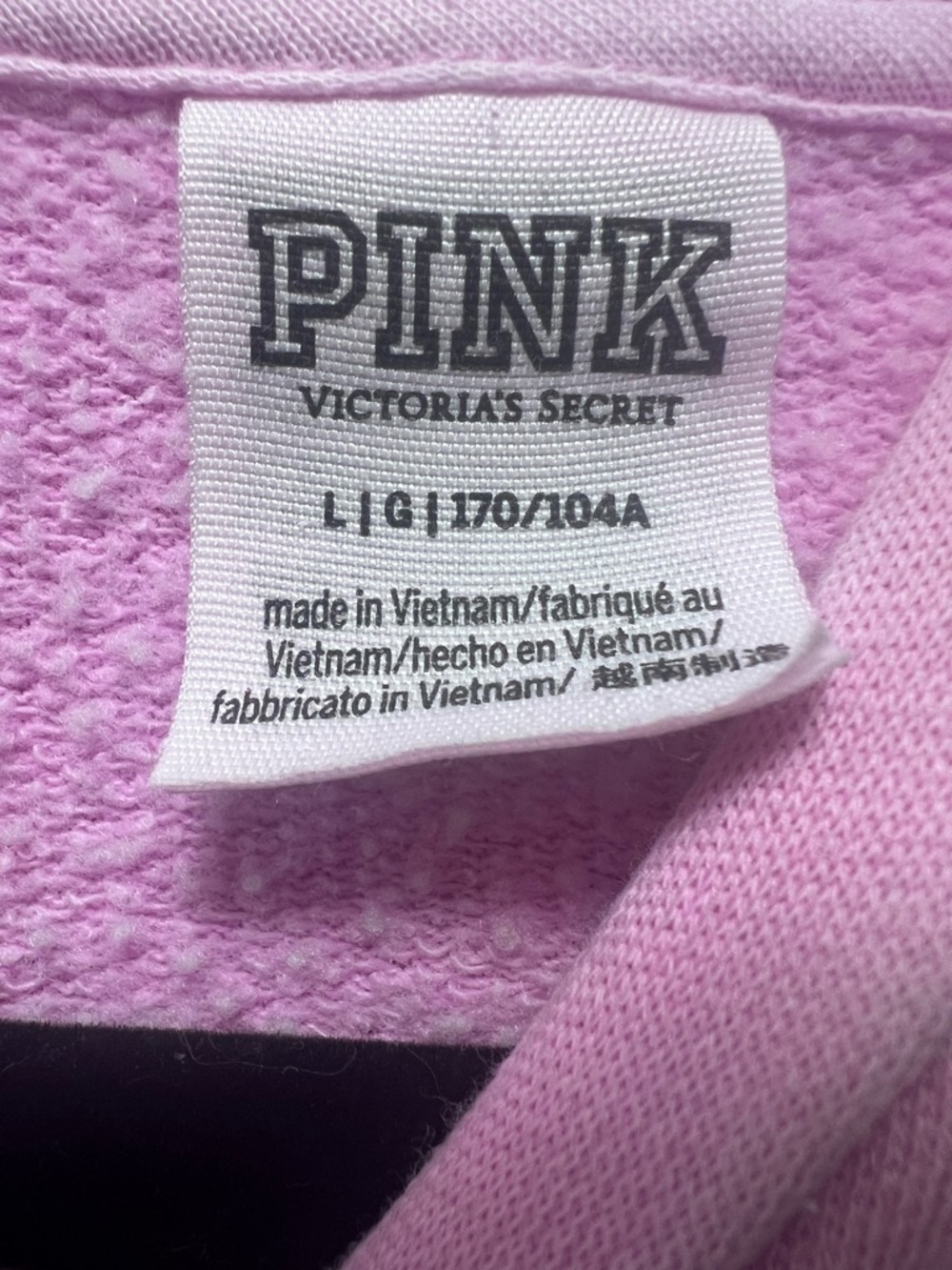 Victoria's Secret PINK Hoodie Sweatshirt -Large - Picture 7 of 8